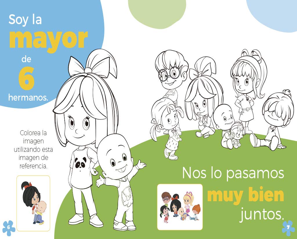 Cleo y Cuquín, Familia Telerín. Actividades - Pinta y colorea con Cleo y Cuquín (Altea)