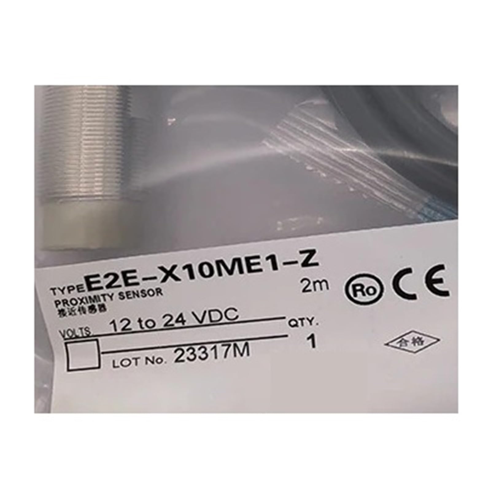 Interruptor de proximidad E2E-X10MF1 con detección de 10mm estable 1