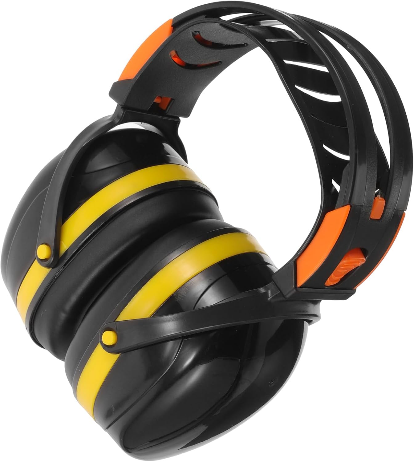 Hearing Protection Earmuffs for Babies Adjustable Noise Reduction Ear Protector Headband Yellow Soft Padded Sleeping and Learning Safety Ear Muffs