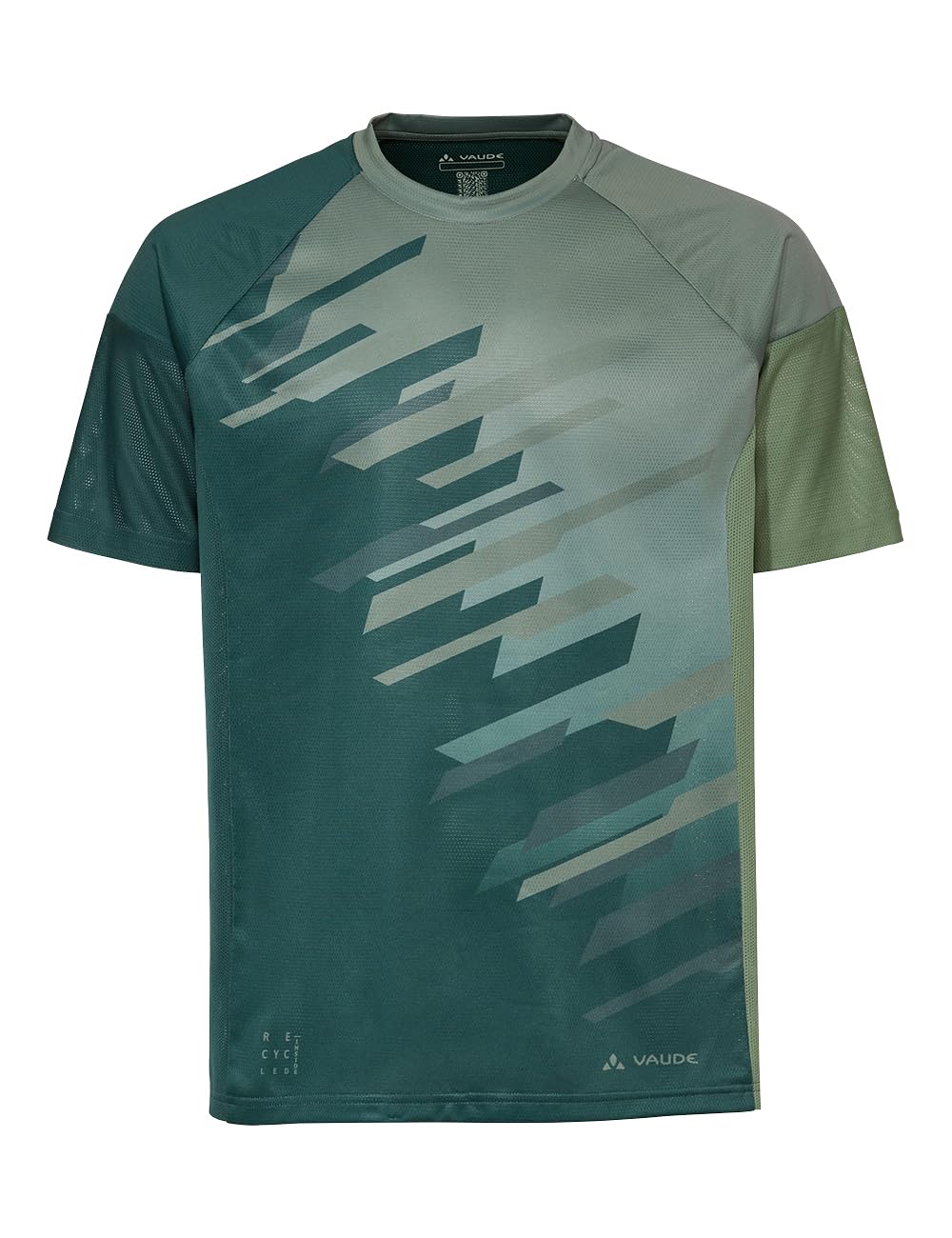 VAUDE Moab VI T-Shirt Herren Mountainbike Kurzarm, Black, Deep Pond, Gr. S