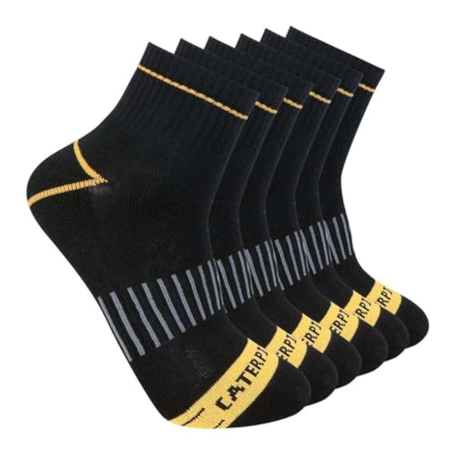 Caterpillar Men's Half Cushioned Quarter Socks