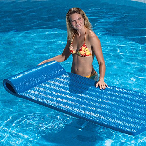 Poolmaster Soft Tropic Comfort Swimming Pool Mattress Float, Blue #TOP3
