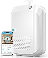 XEITIN Waterless Essential Oil Diffuser 3000 Sq Ft Coverage, 400ml Bluetooth App Control Silent Wall-Mount Aroma Diffuser for Home Office Hotel