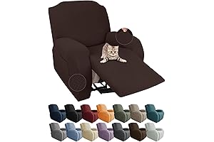 JIVINER Wingback Recliner Chair Covers for Living Room Decor