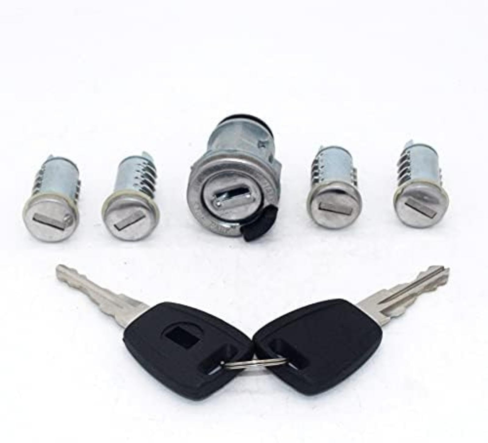 5 sztuk kompletny zestaw zamek bagażnika z GT15R, do cylindra z kluczami ostrzowymi, do fiata, dla Punto, do Pandy, dla Stilo 2001-2010 3040Z-10 zespół zamka drzwi