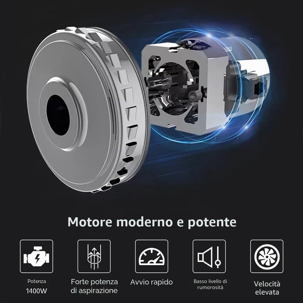 KANWOD Superwash Lavatappeti, Aspirapolvere Lava Tappeti e Divani, Tecnologia di Pulizia Rivoluzionaria - Lava e Asciuga, Serbatoio da 20 Litri, Filtro HEPA, Funzione Soffiante, Accessori Versatile