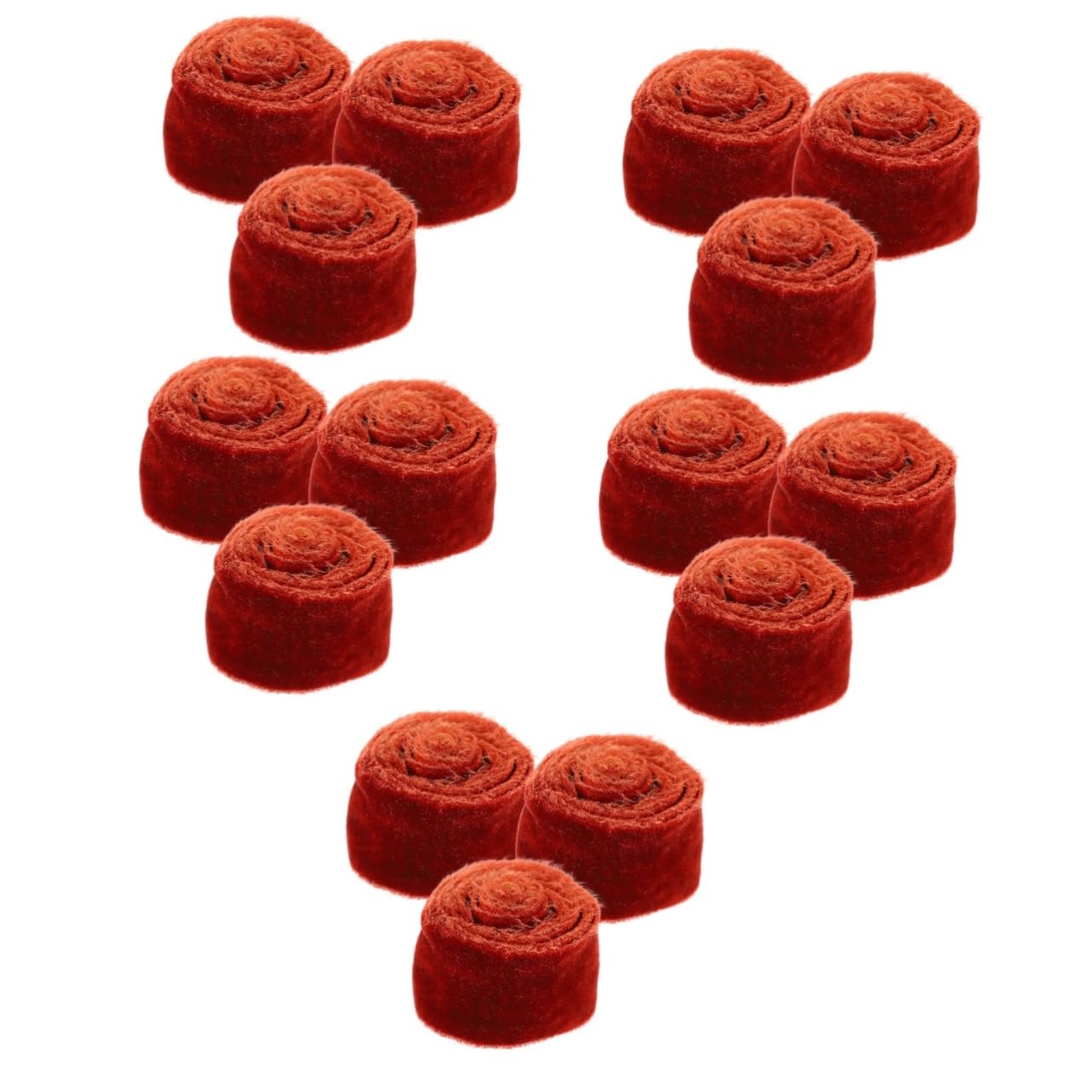 Ruban de velours rouge filaire décoration de Noël et scrapbooking créatif pour cadeaux
