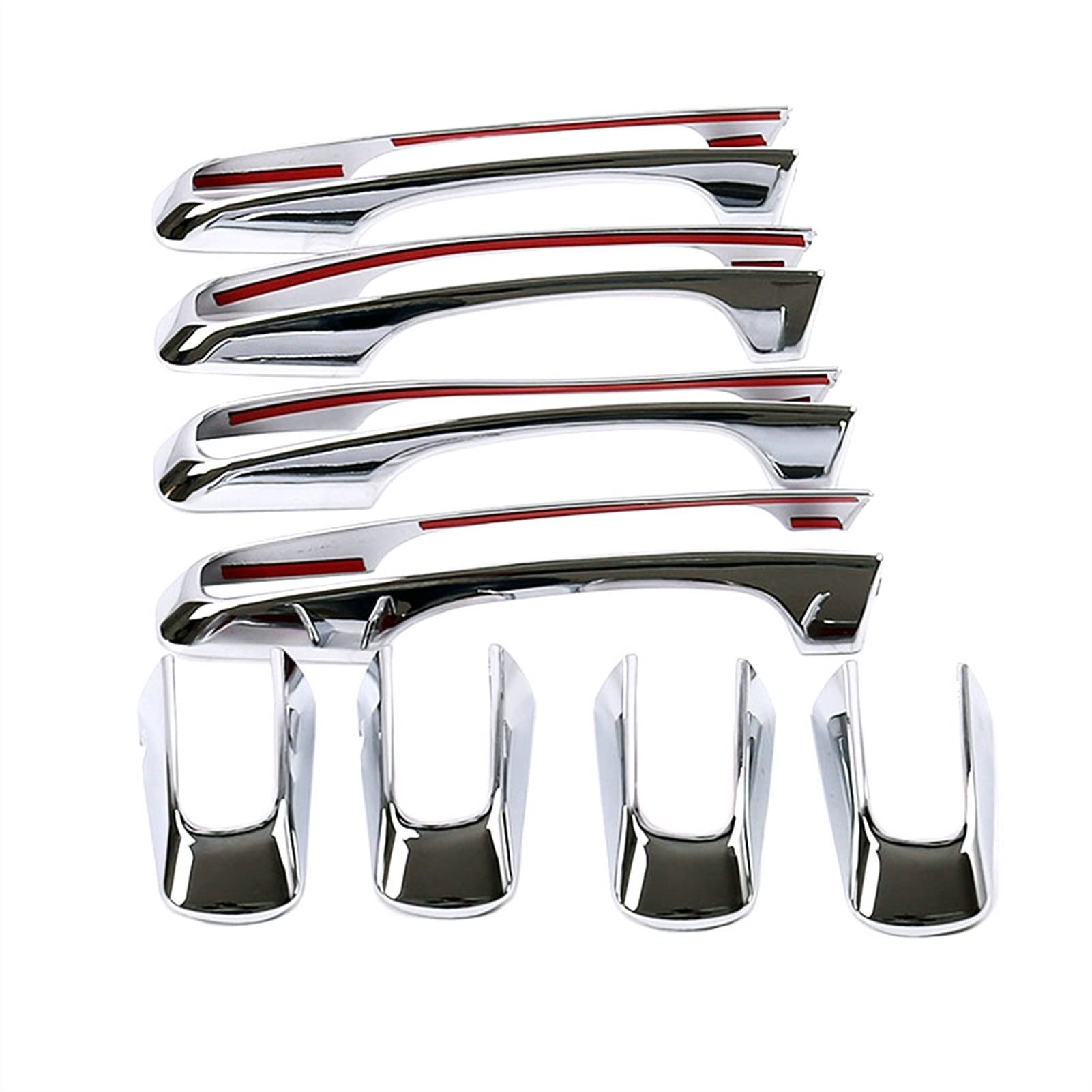 QWQTHGS Car Exterior Door Handle Cap for Discovery Sport L494 Chrome Exterior Side Door Handle Cover Trim