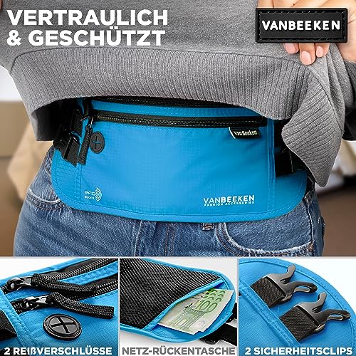 Van Beeken - Cintura unisex per denaro da viaggio