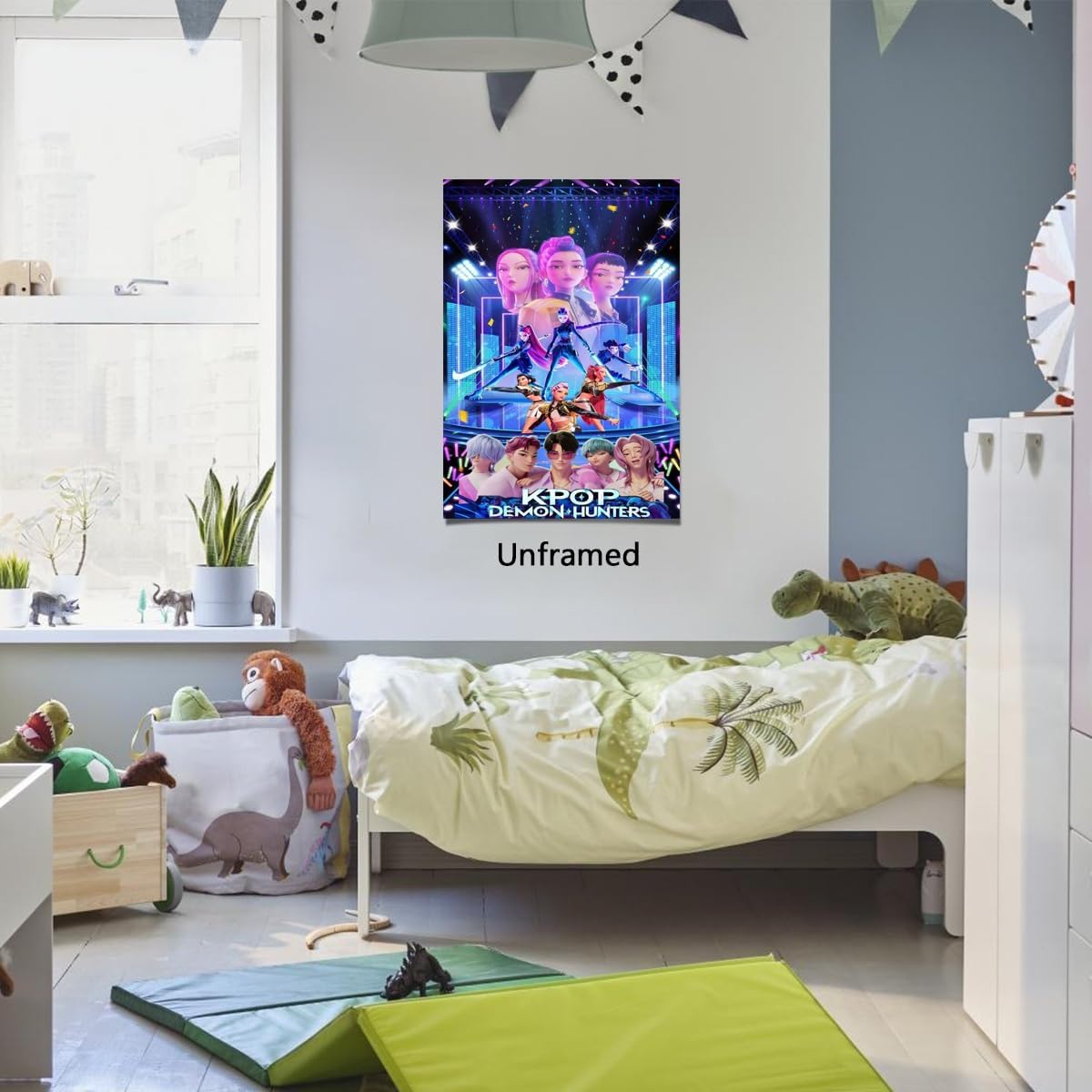 Demon Anime Hunters Movie Poster For Fans Kids Room Bedroom Wall Decor-Demon Anime Hunters Movie Posters Canvas Prints Picture For Teen Boy Girls Gifts image 5