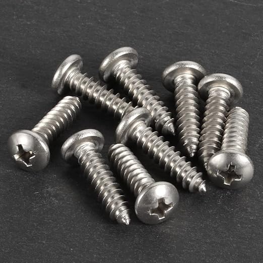 Tornillos autorroscantes cabeza Pan #4 x 1 pulg pack 100 miniatura 4