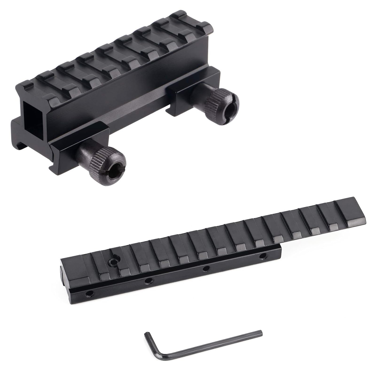 Adaptateur FOCUHUNTER double rehausse 13,5 mm et 25,4 mm avec écrous de serrage QD - 8