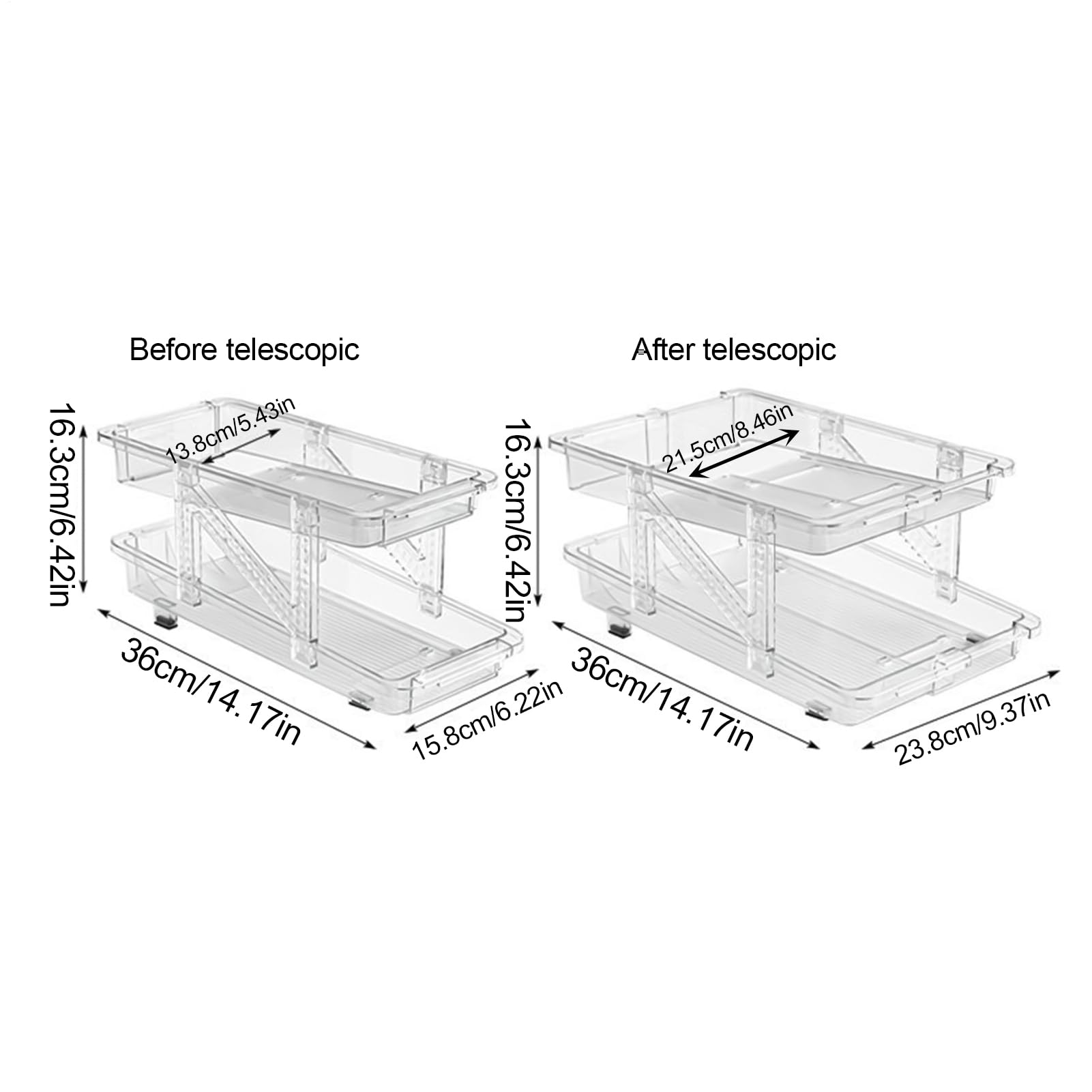 Dispensador Latas Refresco Frigorífico Portabebidas Moderno Transparente | Organizador Expandible Para Latas En Despensa Moderno Para Frigorífico, Despensa, Cocina, , Apartament