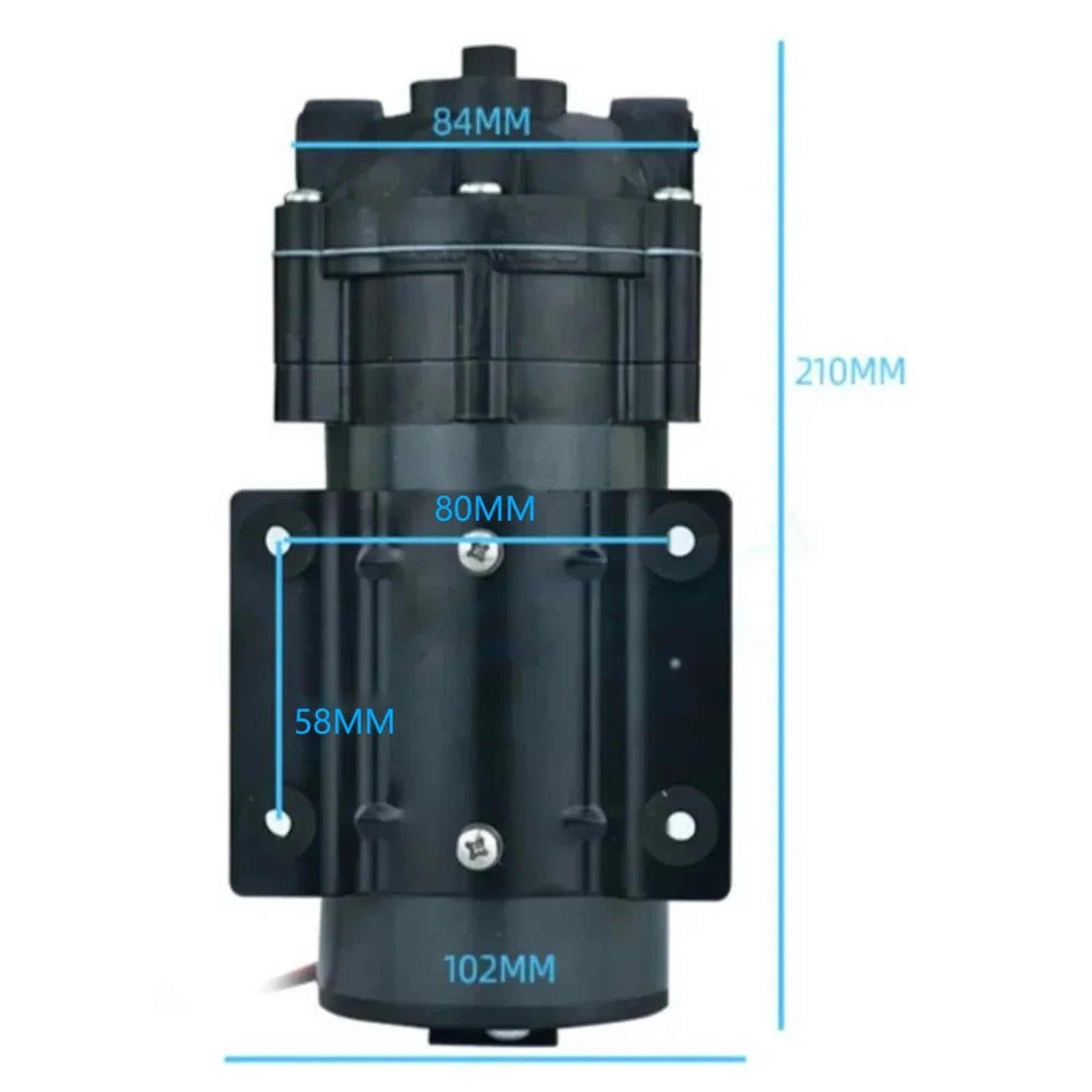 Pompe à Membrane Pompa di rilancio stabilizzatrice a tensione for purificatore d'acqua ad osmosi inversa for uso domestico da 24 V e 200 G, pompa a membrana