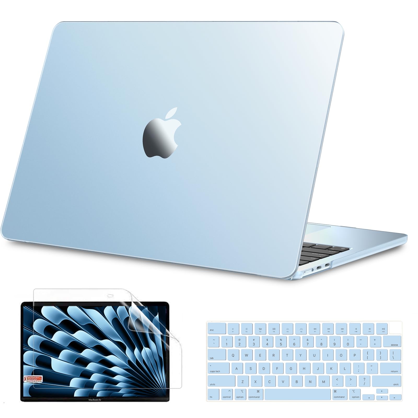 B BELK Compatible with MacBook Air 15 inch Case 2026 2025 2024 2023 M4 M3 M2 A3241 A3114 A2941, [100% Official Color] [Ultra Thin Armor] Plastic Hard