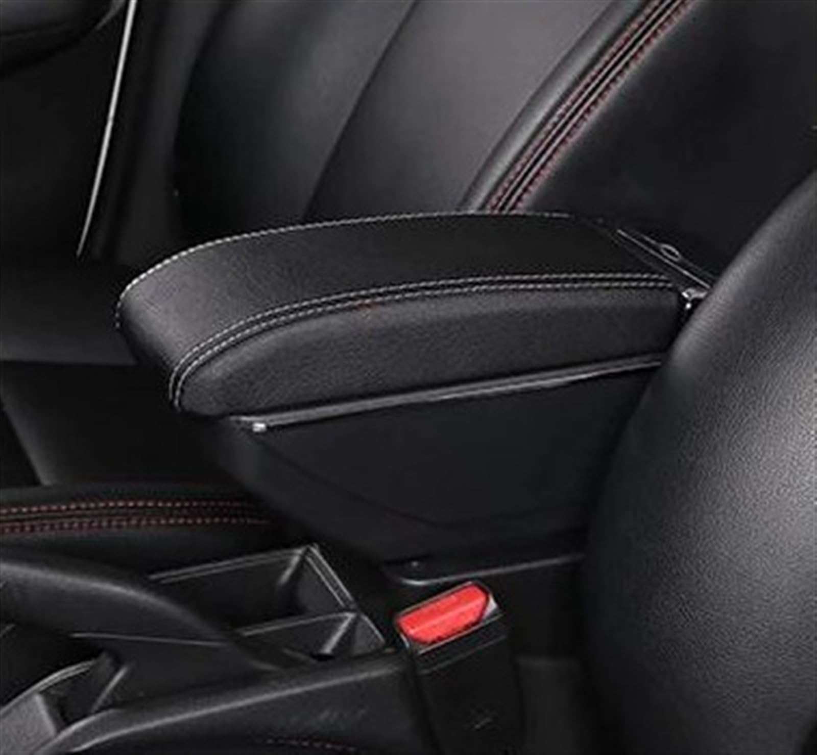 NMJLQW Storage Rack Car Center Console Storage Box Multifunctional Armrest Storage Box Interior Accessories For Ertiga(B Styke Black White)