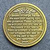 Archangel Raphael Healing Coin with Prayer Spiritual Protection Token, Motivational Challenge Coin for Peace and Guidance
