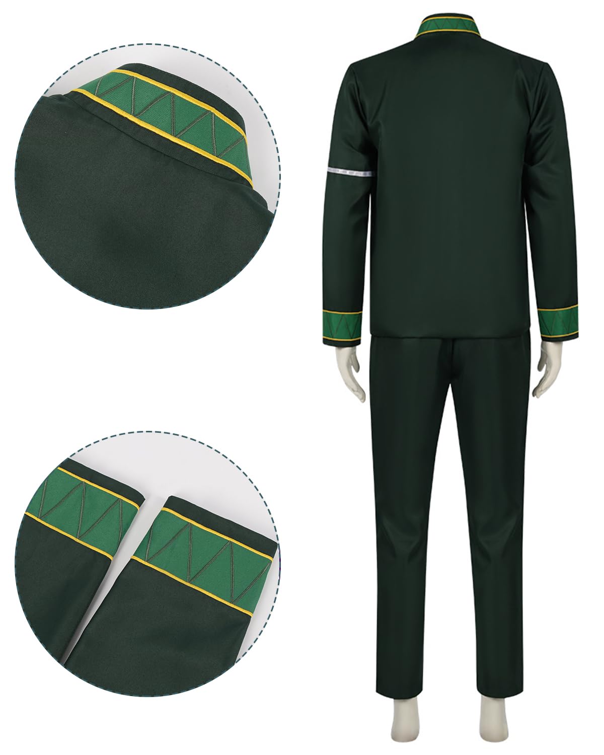 Fiamll Disfraz de cosplay juvenil, disfraz de personaje, uniforme, juego completo, Halloween, carnaval, vestido