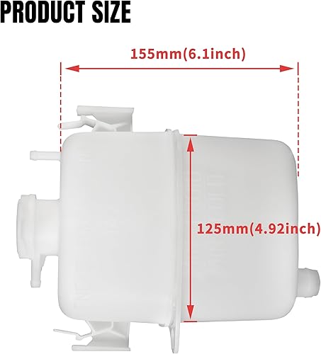 Miniatura 6 de Tanque refrigerante para X3, Conjunto de tanque de depósito de refrigerante para Can-Am Defender/Maverick Max Turbo X3/Commander/Spyder RS