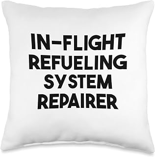 In Flight Refueling System Repairer Throw Pillow