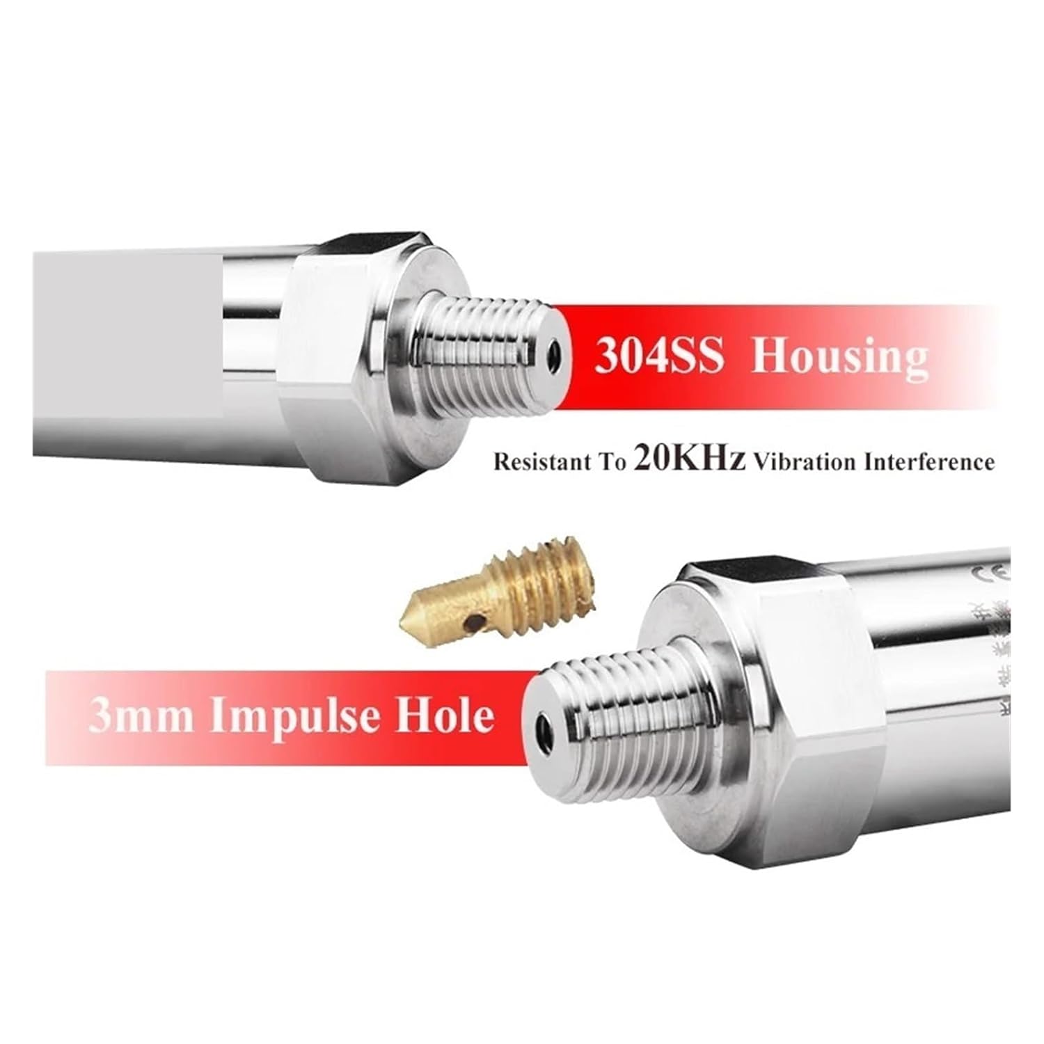 Pressure Sensor LCD Display Pressure Transmitter -1-600BAR Air Water Liquid Oil 0-5V 10V RS485 Pressure Transducer(4-20ma Output,-1-0BAR)