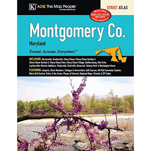 Mcatlas Map Montgomery County, Maryland Street Atlas: Kappa Map Group ...