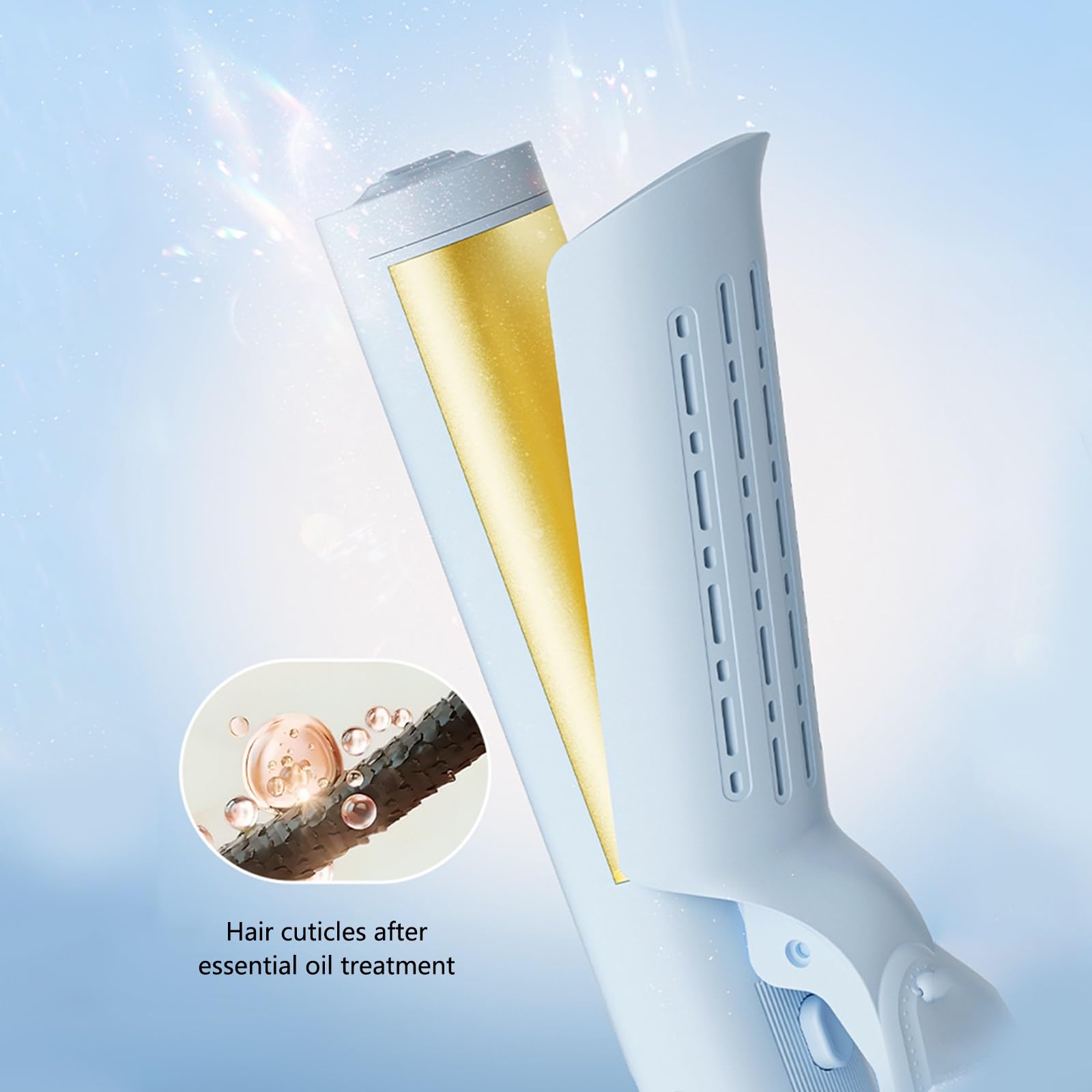 Arricciacapelli a Aria Fredda Multiuso,Styler ad Aria | Crea Ricci Duraturi,Idrata i Capelli riducendone i Danni,quattro Impostazioni di Calore