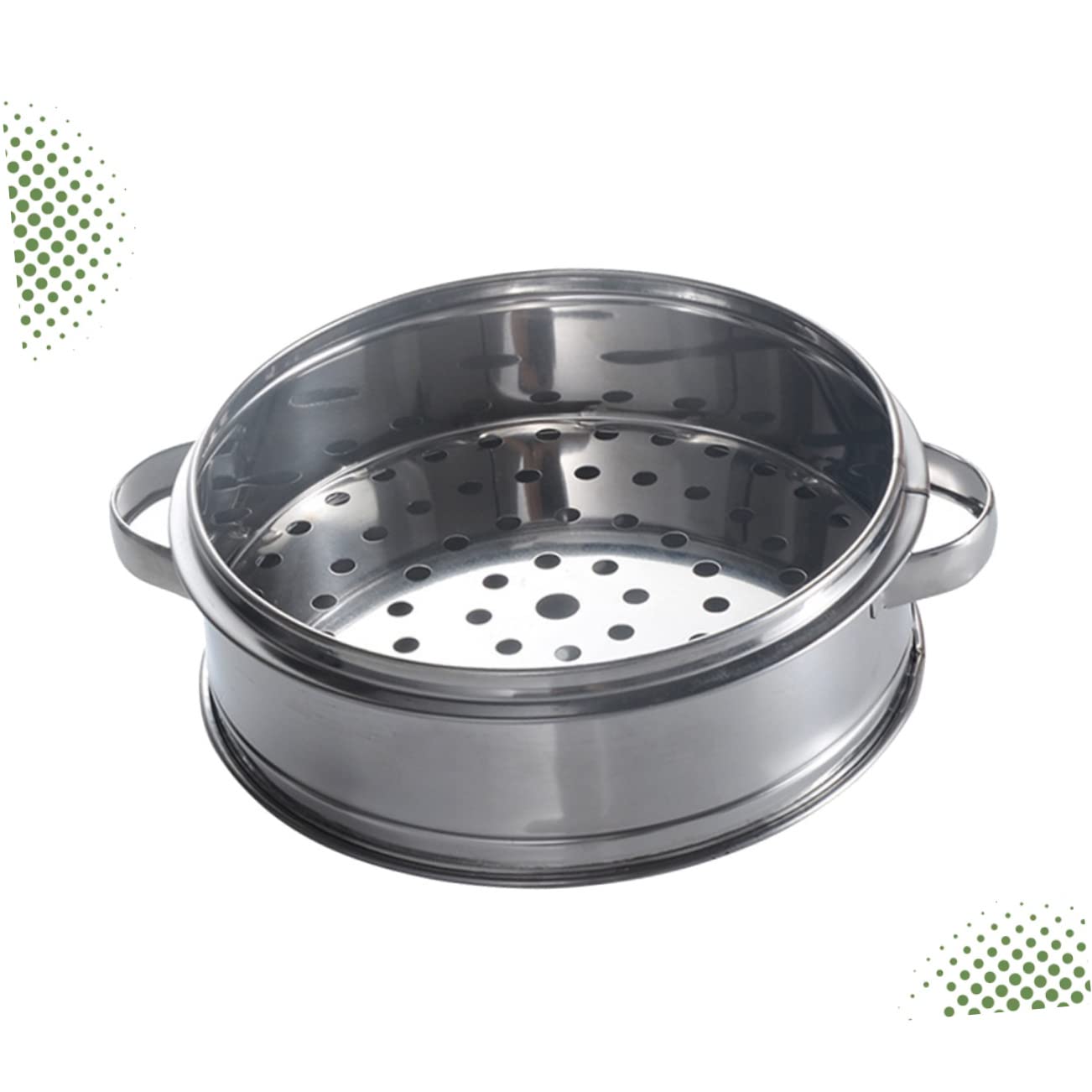 Cesta Vaporera Inoxidable 28Cm Duradera con Mango Anti-Calor para Cocinar al Vapor para y Verduras Utensilios de Cocina