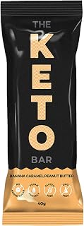 Yours Truly The Keto Gluten Free Banana Caramel Peanut Butter Bar 40 g x 10