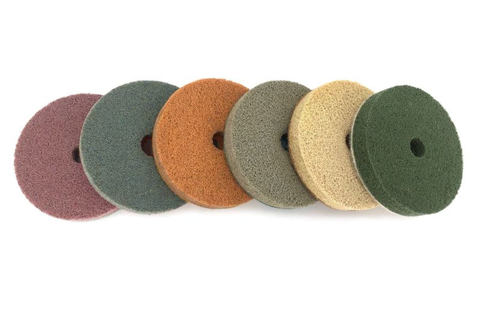 Tamponi Per Lucidatura In Spugna Da 7 Pezzi/Lotto Da 100 Mm Per Granito E Marmo Disco Abrasivo In Schiuma Per Pavimenti In Calcestruzzo Da 4 Pollici,10000