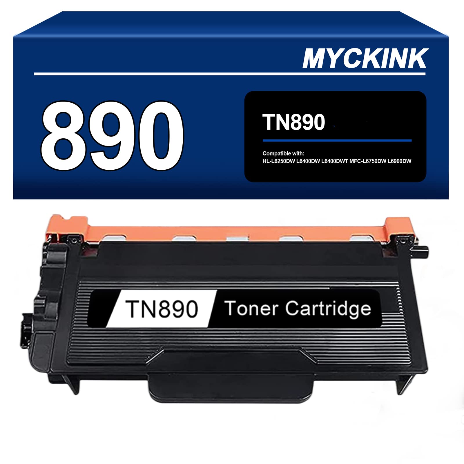 TN890 Black Toner Cartridge Compatible TN-890 TN 890 Replacement for Brother HL-L6250DW HL-L6400DW HL-L6400DWT MFC-L6750DW MFC-L6900DW