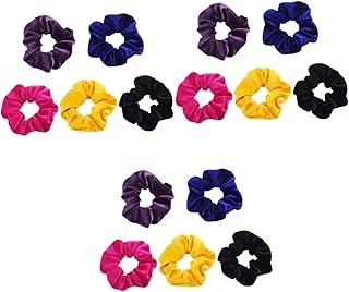 فوميز. 15 قطعة من ربطات الشعر للفتيات، ربطات شعر للنساء، ربطة شعر مرنة قابلة للتمدد، حلقة شعر للنساء، حبل شعر، حامل ذيل الحصان