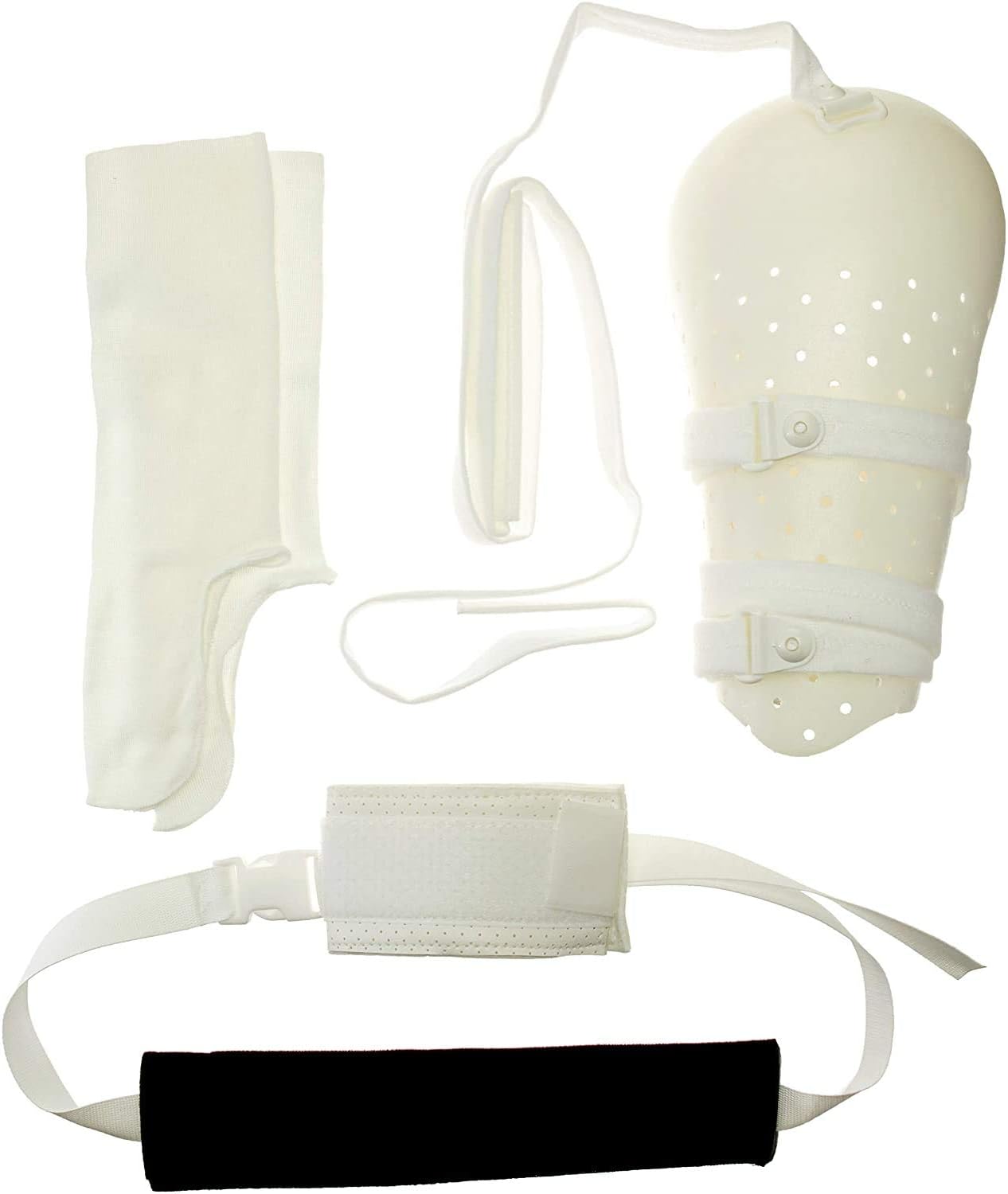 Sammons Preston Pre-formed Long Humerus Fracture Brace, Long Small, Humeral Splint, Arm Sling, Two Piece Set, Hook & Loop Strap, Easily Adjustable Straps, Lined with Foam for Comfort, Humeral Cuff