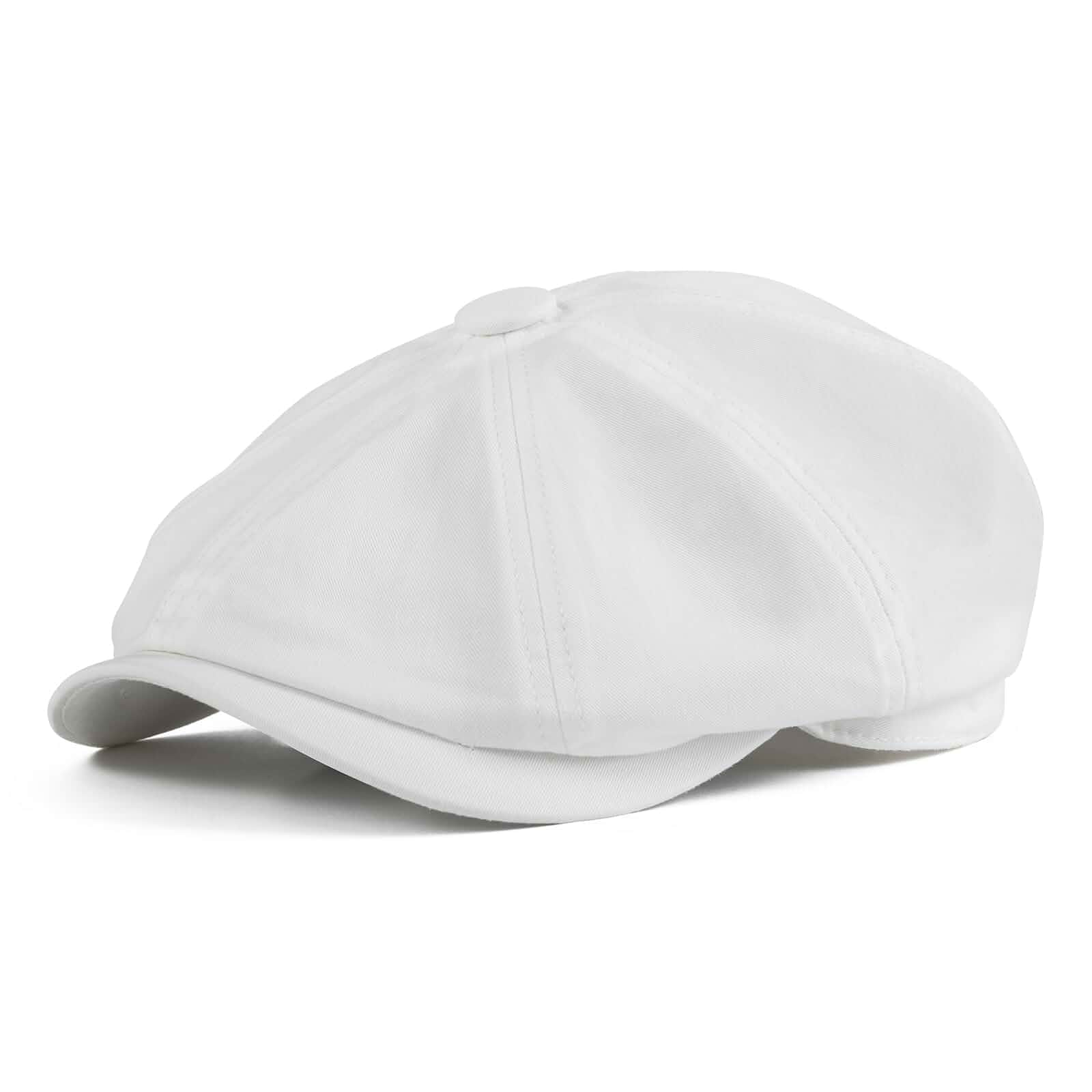 JANGOUL Toddler 8 Panel Cotton Newsboy Cap | Well-tailored 8-panel structure, soft cotton, retro cabbie beret for little boys
