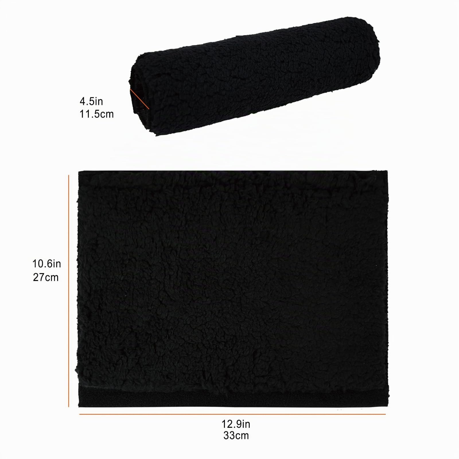 Almohadillas para reposabrazos para sillas de Ruedas, 2 Unidades de reposabrazos, Fundas Acolchadas de Espuma viscoelástica, Accesorios para sillas de Ruedas para Personas Mayores y Adultos (Negro)