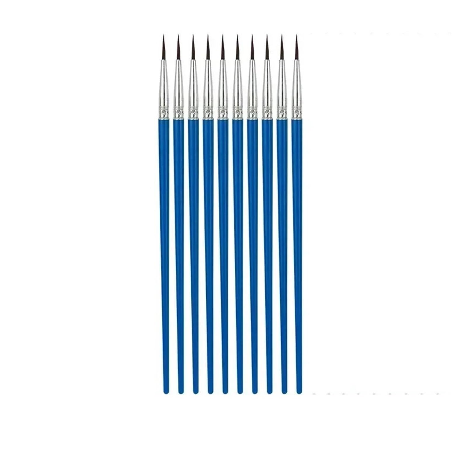10/20/50 PCS Painting Brushes Set Art Round Flat Hair Nylon Paint Brush for Oil Acrylic Watercolor(50 PCS Pointed Brush)