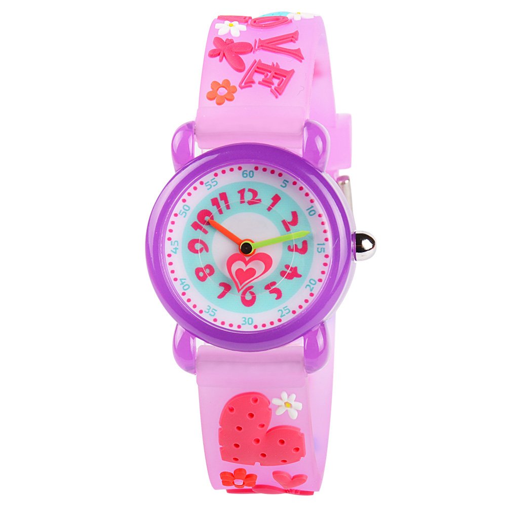 Kids Watches for Boys Girls, 3D Cartoon Wrist Watch for Child Ages 3-8