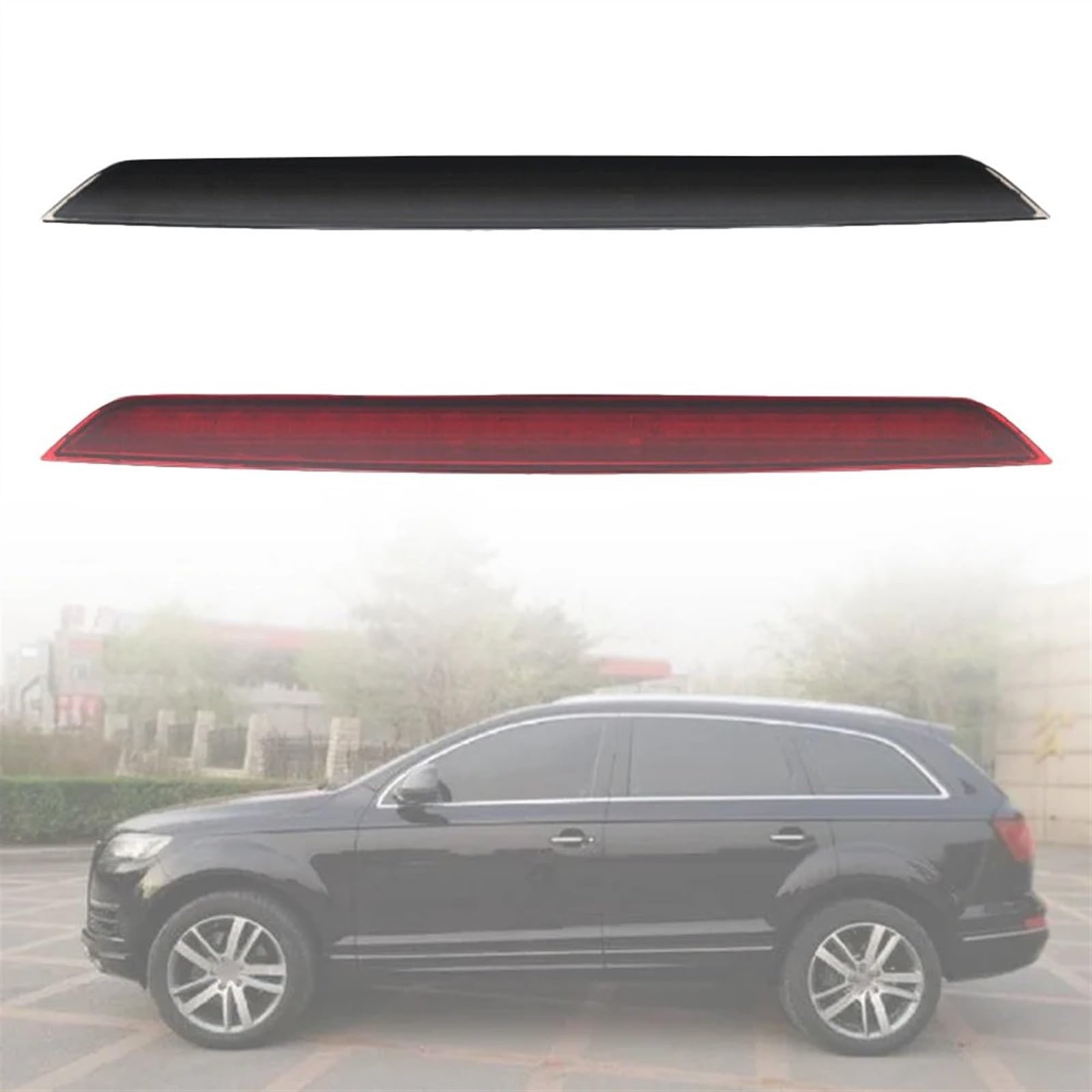 Faro Posteriore Compatibile Con Q7 4L 2007-2012 2013 2014 2015 2016 Auto Terza Luce Freno Luce Di Posizione Luce Di Guida Fanale Posteriore Automatico Parti 4L0945097, 4L0945097A(2)