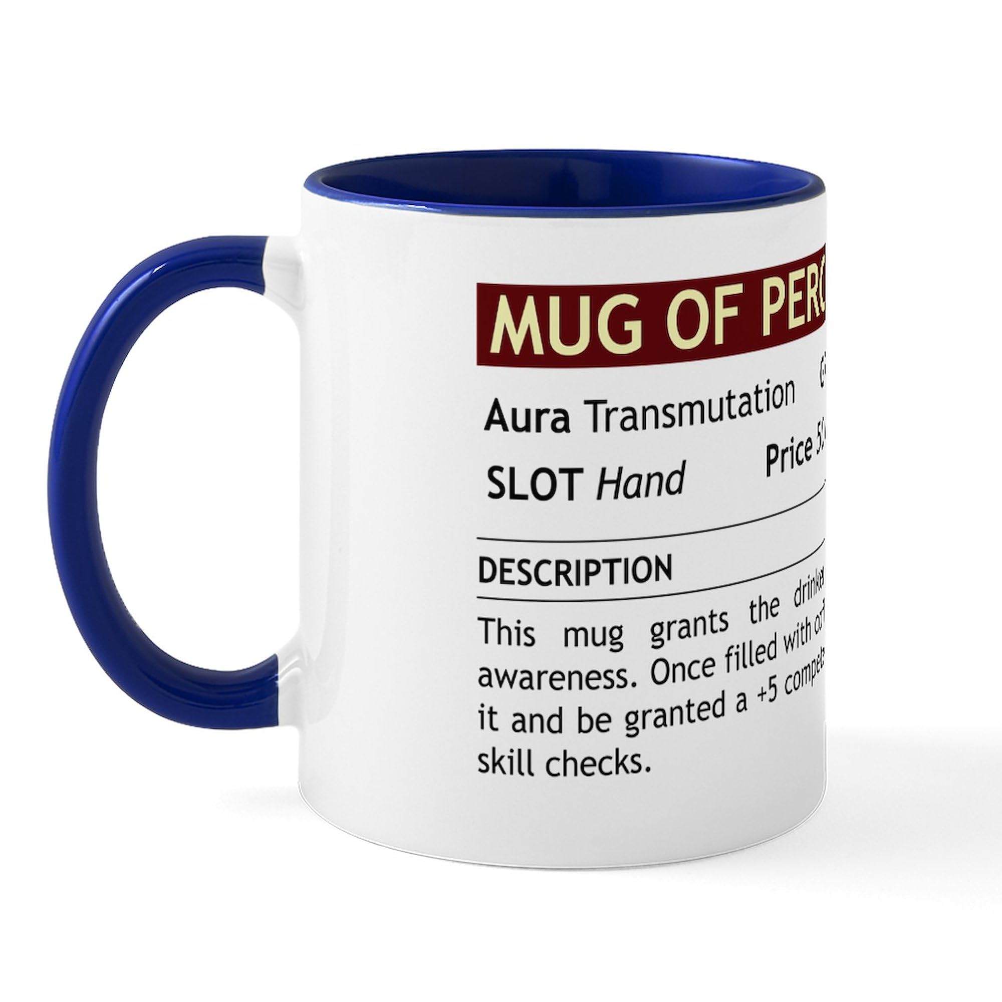 CafePress Of Perception Mug 11 oz (325 ml) Ceramic Coffee Mug