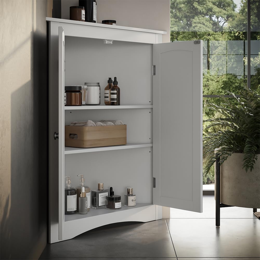 Vicco Eckschrank Bianco, Weiß, 56 x 80 cm
