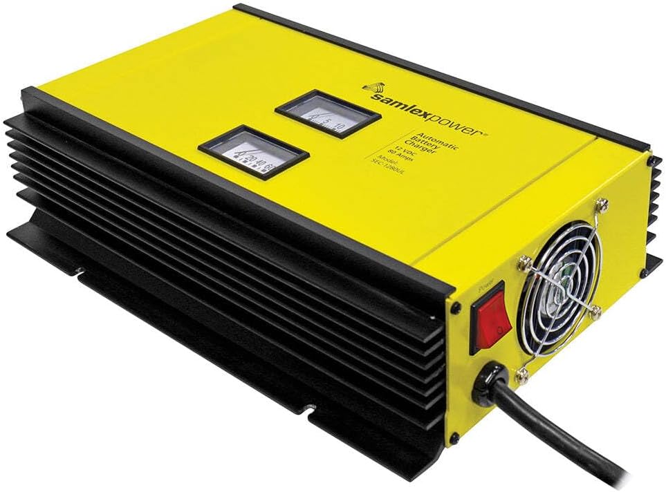 Samlex Solar SEC-1280UL SEC-UL Series 12V Battery Charger