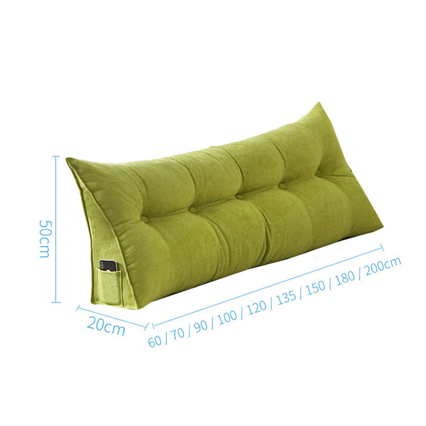 Amazon｜背もたれ クッション 80*50*20cm 大きい ソファー ベッド 三角