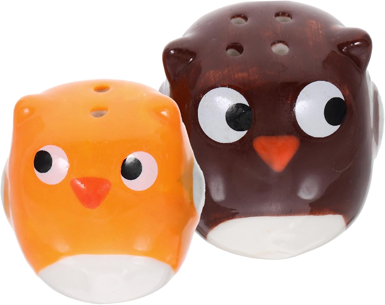 2pcs Ceramic Seasoning Jar Ceramic Pepper Dispenser Owl