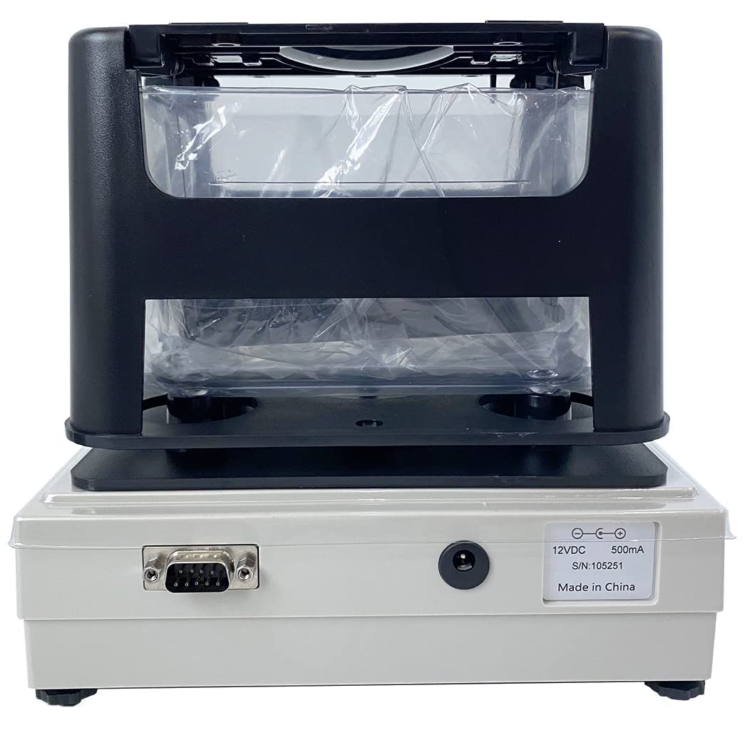 HFBTE Electronic Solid Density Meter rear view with ports