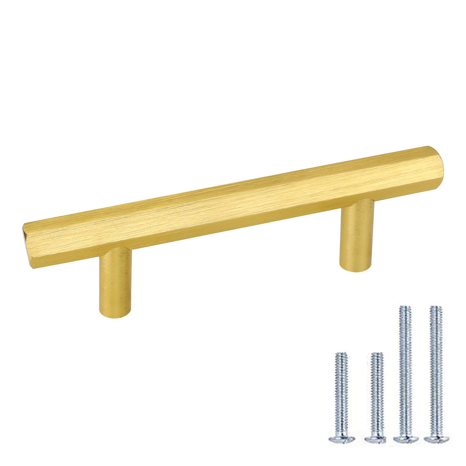 Buy 10 Pack Peaha 3in Drawer Pulls Kitchen Handles Brass