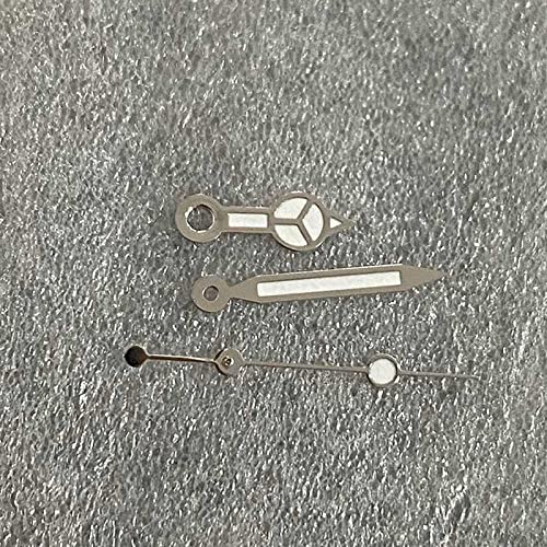 LICHIFIT Watch Hands Silver Rim Three Pins Pointer Hand with Green Luminous for NH35/36/4R/7S Movement Repair Parts by LICHIFIT - Used condition - Image 4