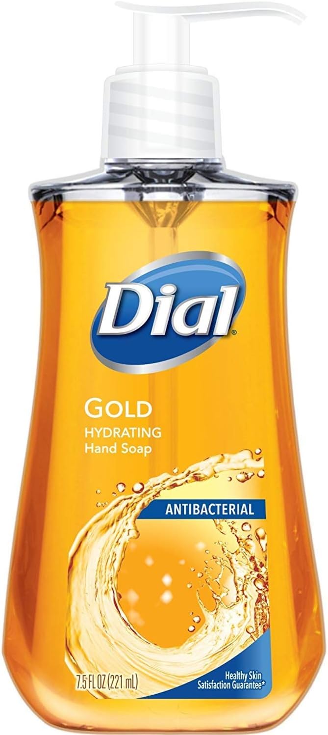 Antibacterial Liquid Hand Soap Gold, 7.5 Fl Oz (Pack of 4)