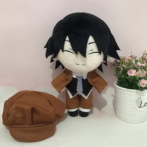 Miniatura 2 de JCvCX Juguete de peluche de pelo marrón con pelo negro, figura de peluche, almohada suave