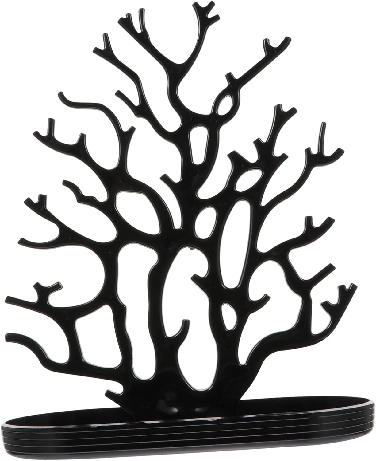 GALPADA Creative Jewelry Storage Rack Display Holder with Tray for Earrings and Necklaces, Jewelry Stand Organizer for Home and Craft Shows