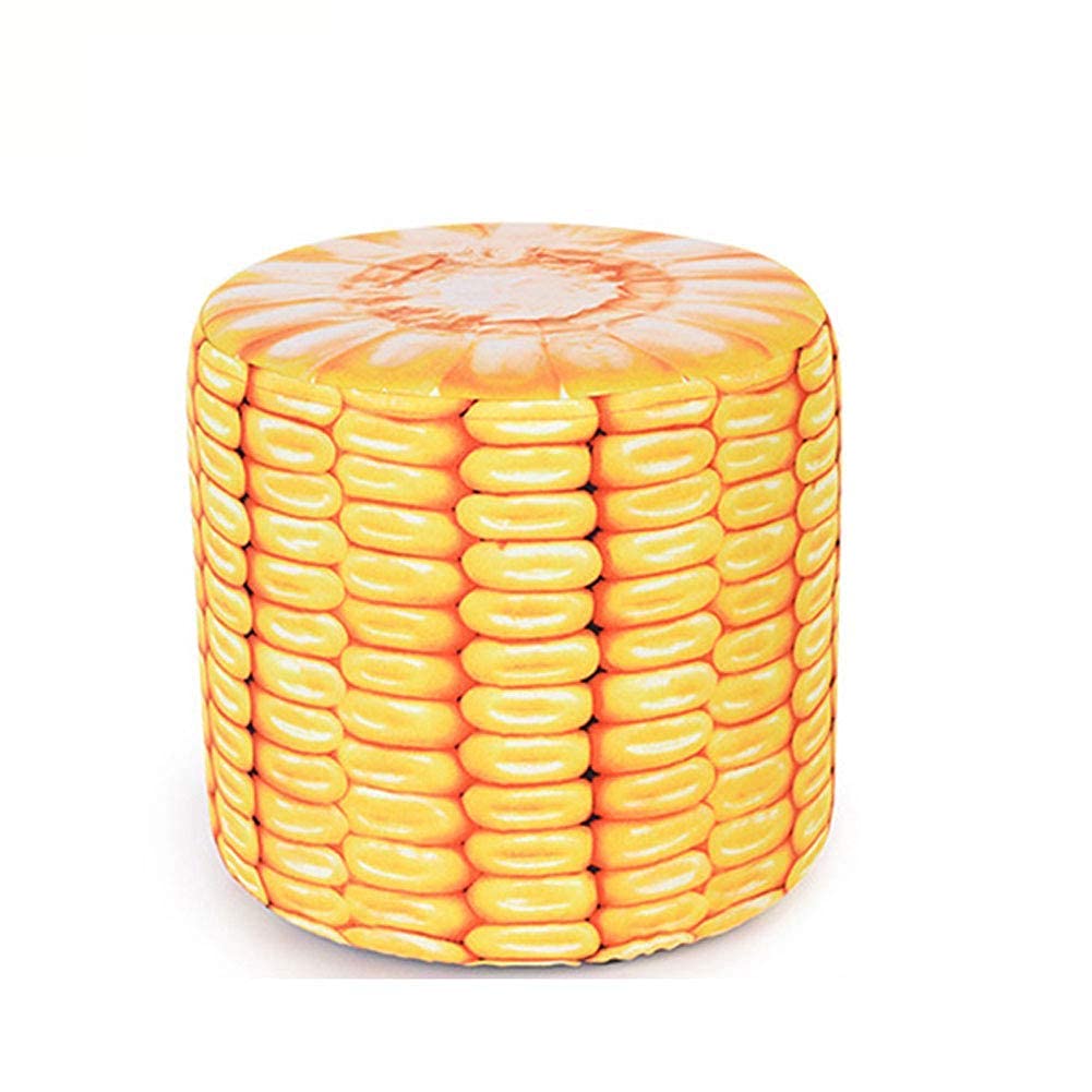 Pouf ottoman déhoussable pour salon et chambre adulte